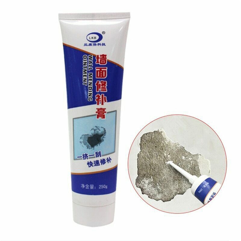 Wall repair plaster Magic White Latex Paint Wall Repair Cream Household Hole Disappear Waterproof #4D23