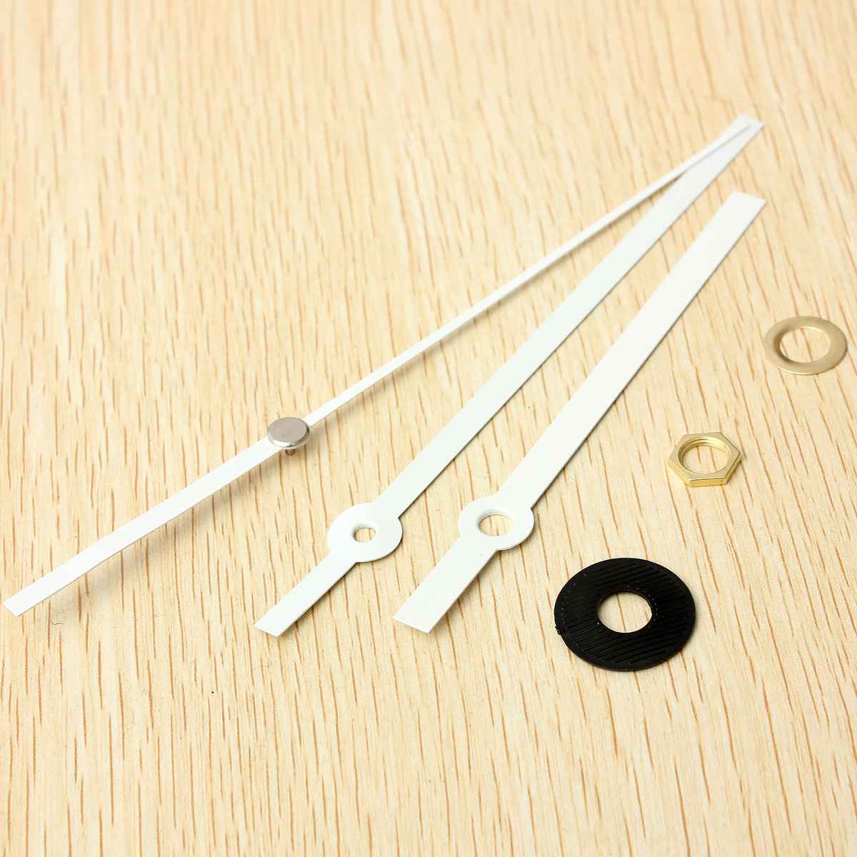 Quartz Clock Movement Mechanism Long Spindle White Hands Repair DIY Kit Silent 55 x 55 x 16 mm