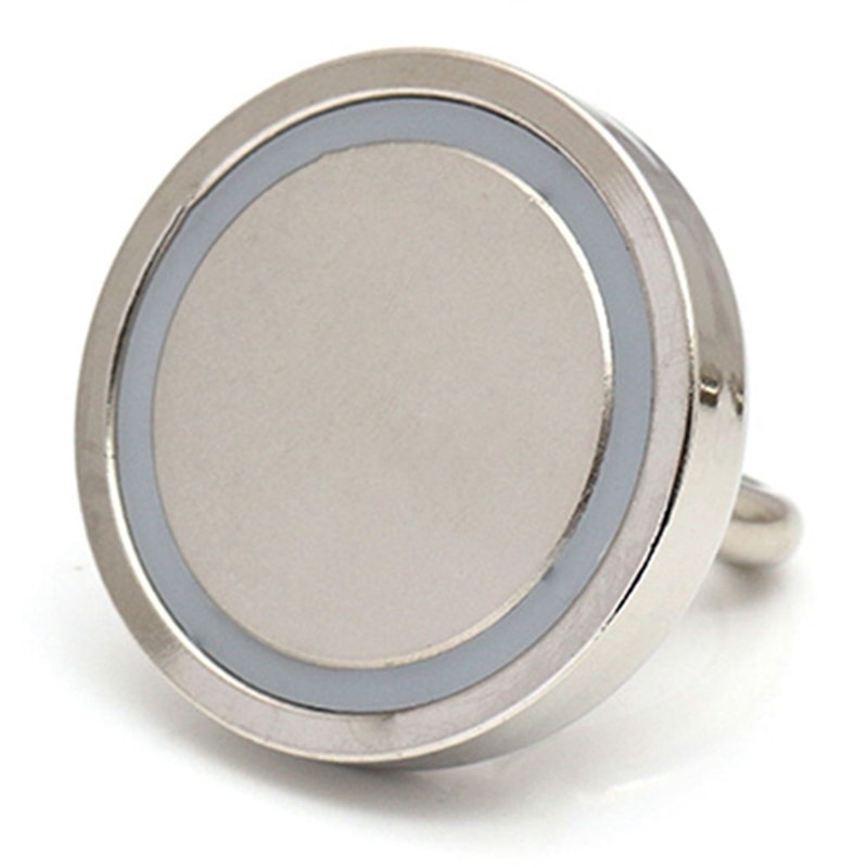 8 Sizes Strong Powerful Round Neodymium Magnet hook salvage magnet sea Fishing equipment Holder Pulling Mounting Pot with ring