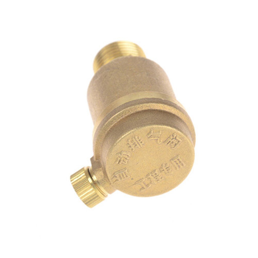 1/2" Brass Air Vent Valve Automatic Air Pressure Vent Valve for Solar Water Heater Pressure Relief Value Hardware Tools