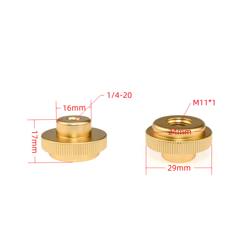 Soporte para lámpara de Camping, poste de luz desmontable, aleación de aluminio, soporte para luz exterior, colgador de lámpara, soporte adaptador para trípode de montaje 1/4-20: Naranja