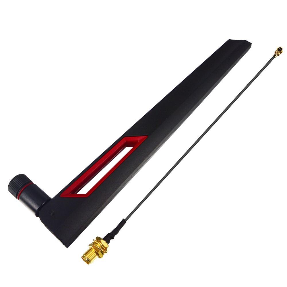 12 dbi Dual band WI-FI Antena 2.4G 5G 5.8Gh Universal Antenas + IPX UFL RP SMA Macho para RP SMA Cabo Pigtail