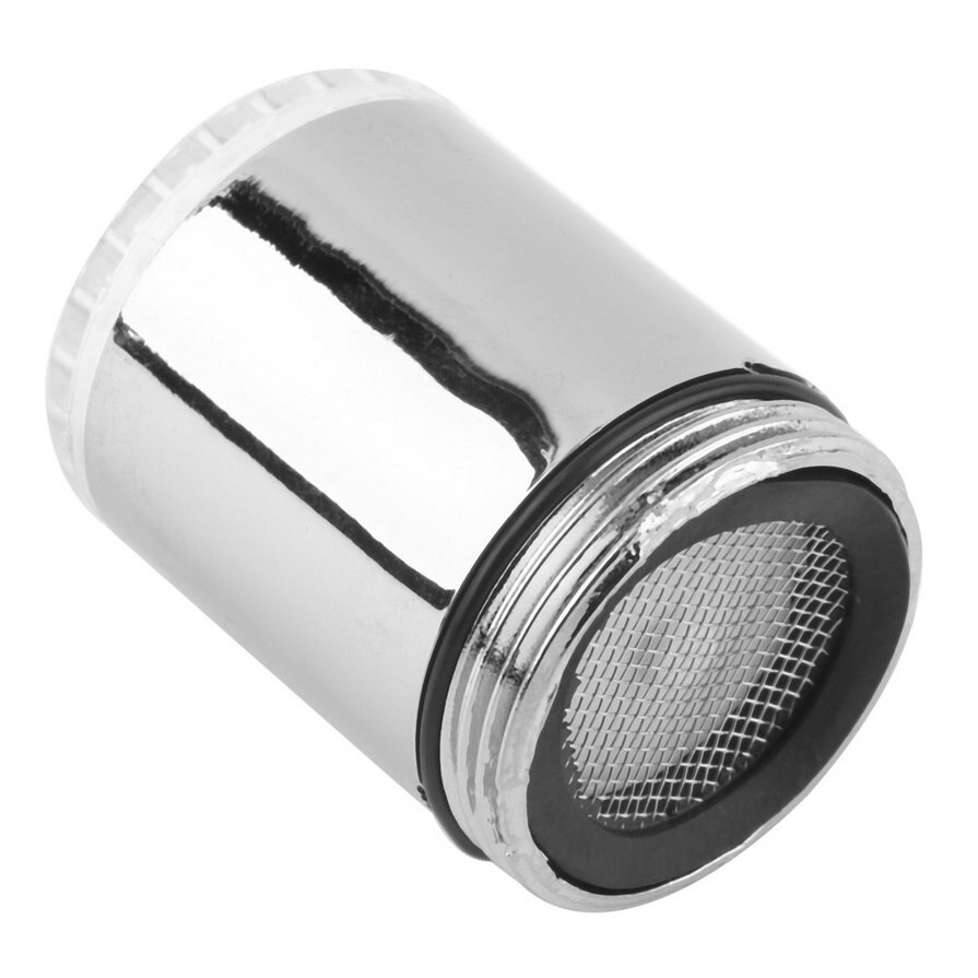 3 farbe/Einzelne Farbe LED Ändern Wasserhahn Dusche Wasserhahn Temperatur Sensor Keine Batterie Wasser Wasserhahn glühen Dusche Verknüpfungen schraube