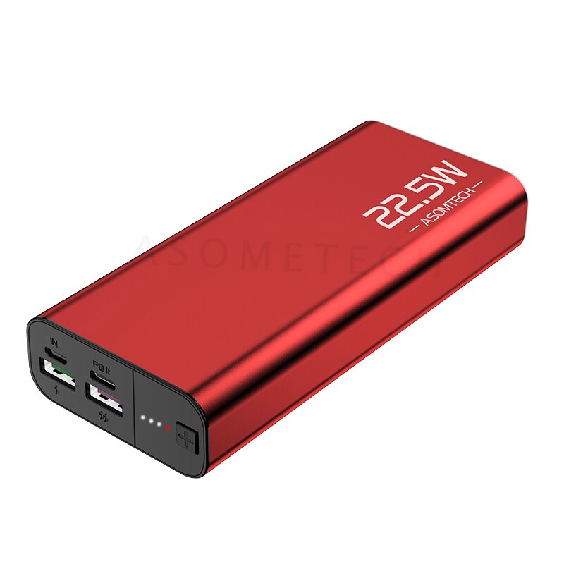 TOPZERO 20000mAh Power Bank PD QC 3.0 VOOC 22.5W Super Fast Charger Digital Display Portable Charger Powerbank For Mobile Phones