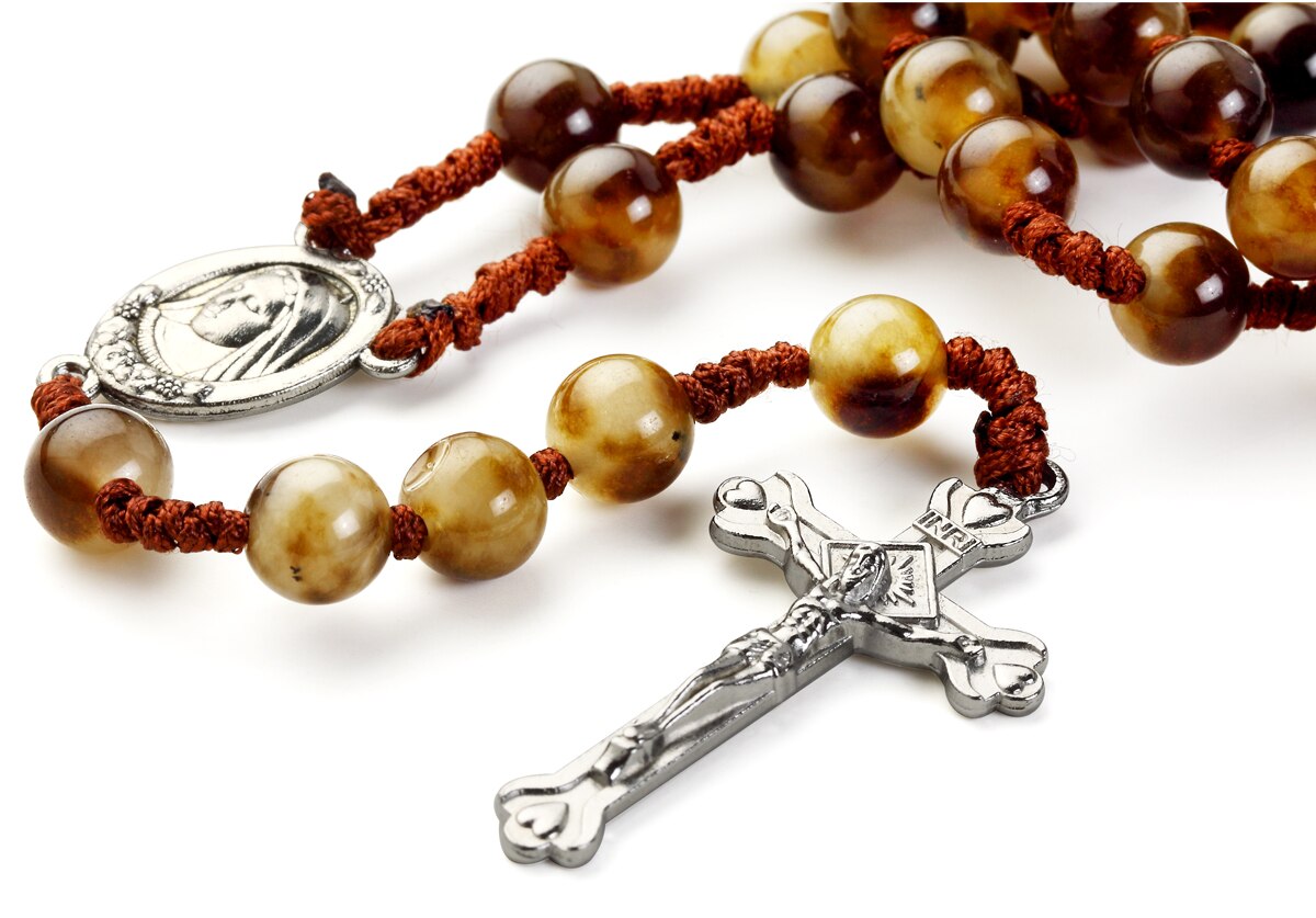 Rozenkrans Kralen Katholieke Ketting Crucifix Cros... – Grandado
