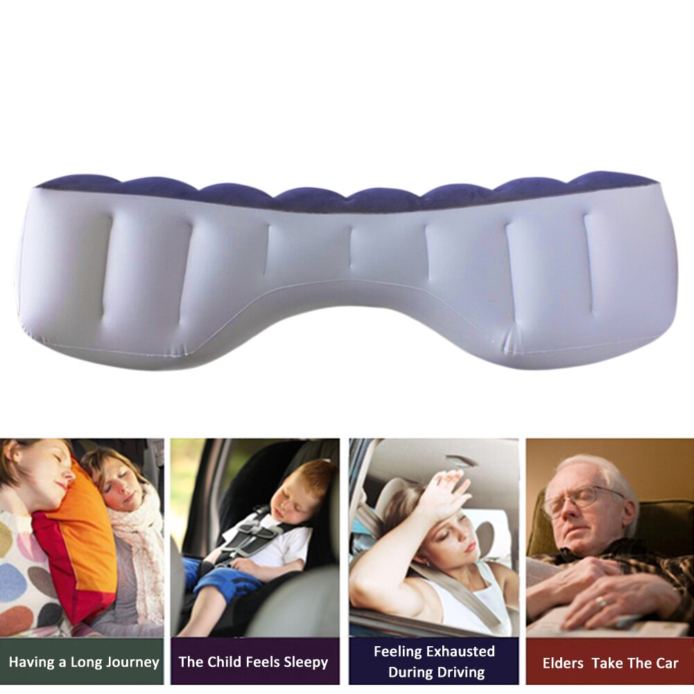 Opblaasbare Auto Luchtbed Bed Voor Skoda Octavia (2013-2020), Auto Achterbank Luchtbed Matras, Draagbare Auto Camping Matras Achterbank Slaapmatras Auto Accessoires,A/GRAY