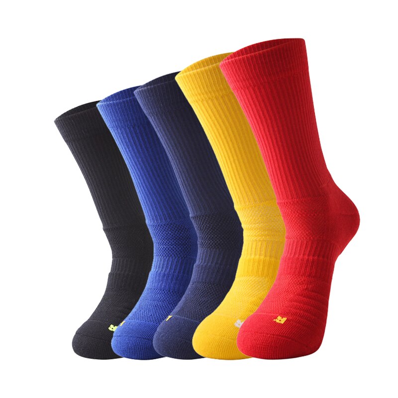 Voksne mænds basketballsokker tyk bund slidstærke sportssokker til jogging løbende atletiske sokker