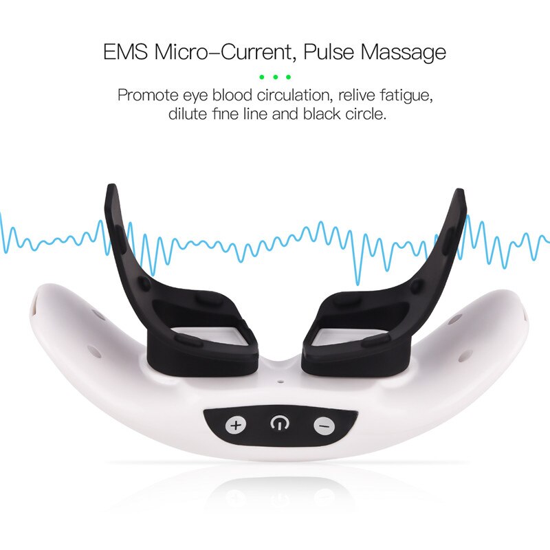 Elektrische Auge Massagegerät Akupunktur Vibration Augen Massage Werkzeug Falten Müdigkeit Entlasten augenringe entfernen USB Aufladbare 45