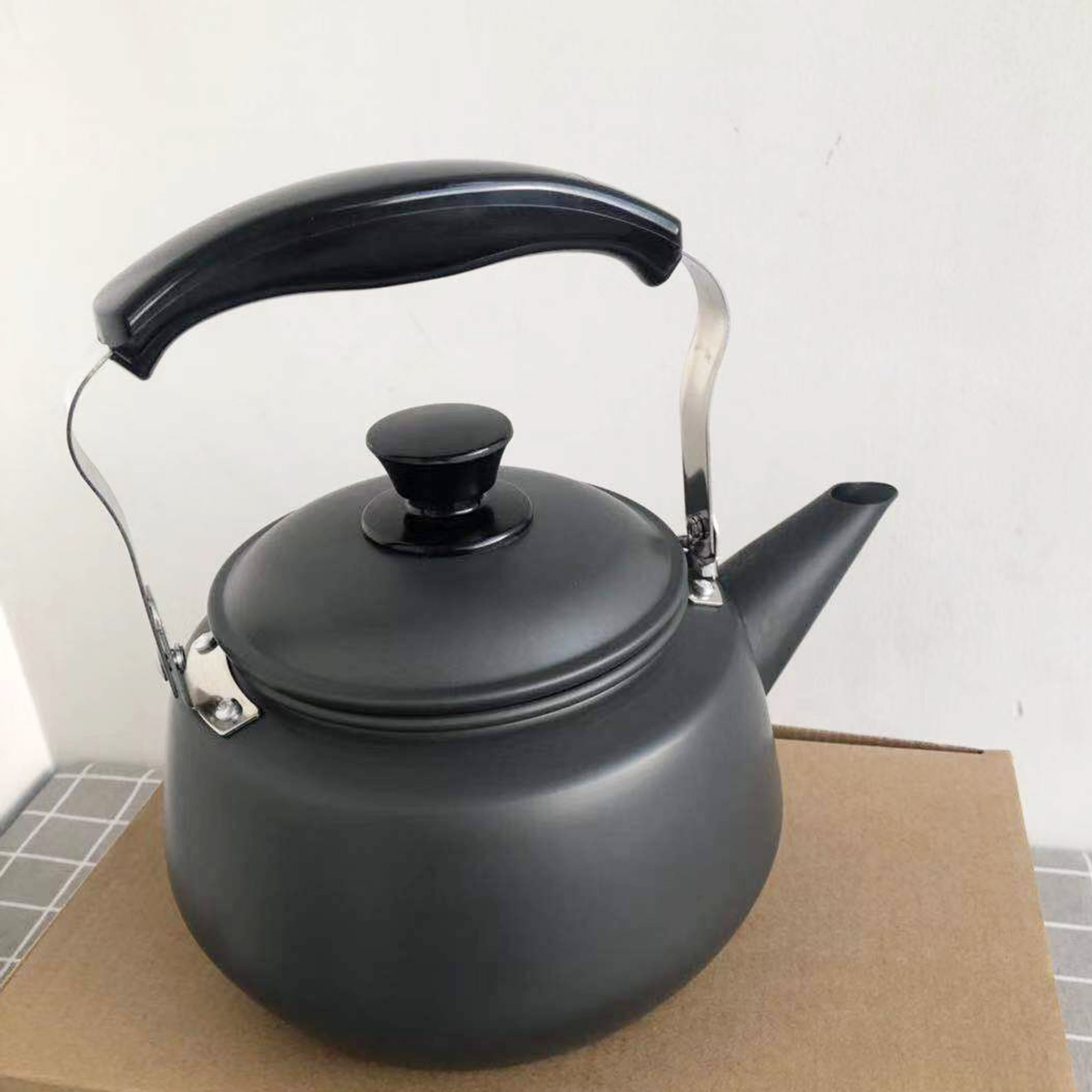 Japanese kettle uncoated hard oxidizing bubble teapot milk aluminum pot stainless handle tea kettle water coffee carafe