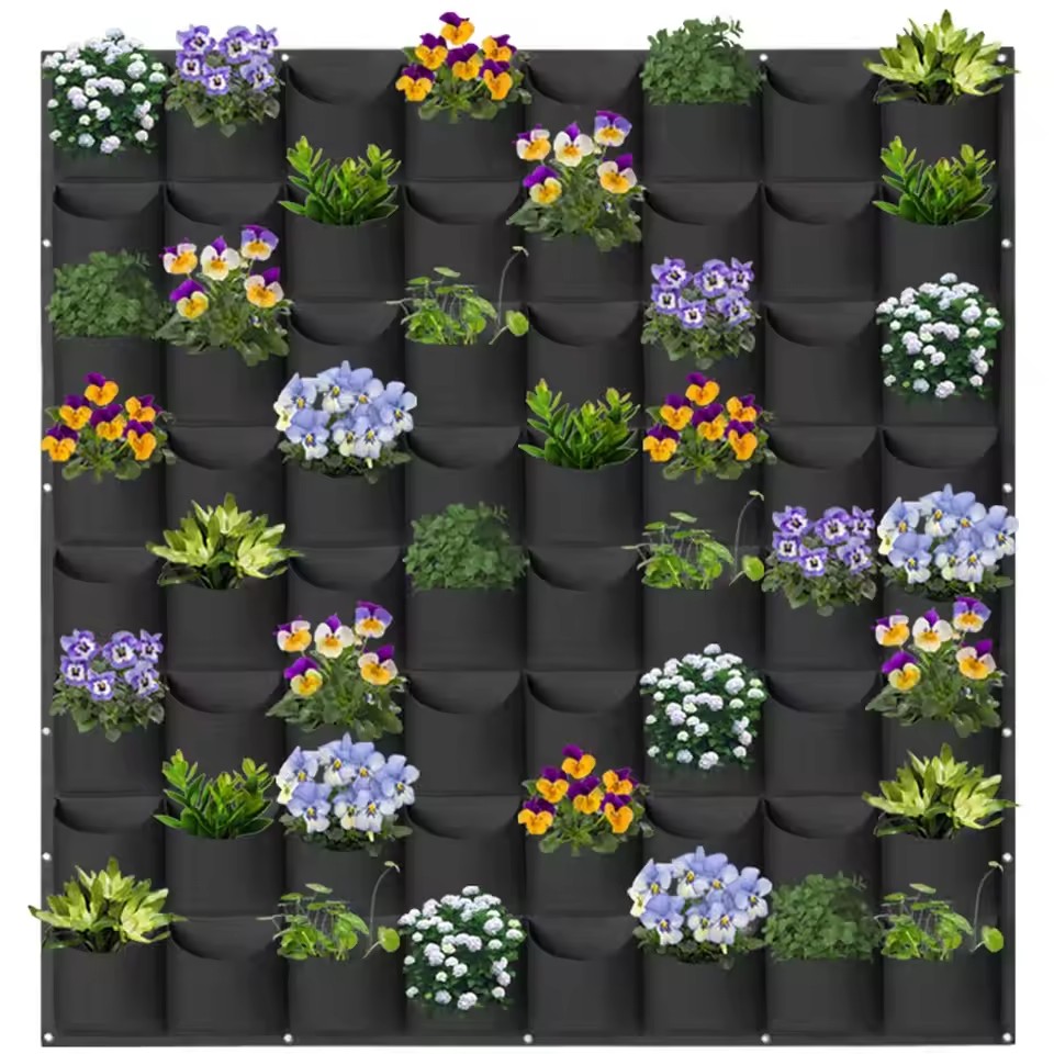 Sac de plantation mural suspendu, plusieurs poches, sac de culture, jardinière verticale pour légumes de jardin, bonsaï vivant, Pot de plantes, fourniture pour la maison