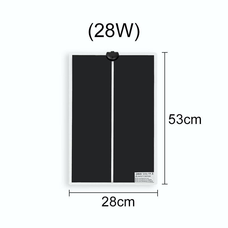 Tapete de aquecimento para répteis, para animais de estimação, controlador de temperatura ajustável, acessórios de répteis, esteira de calor de fazenda, 5-35w: 28W