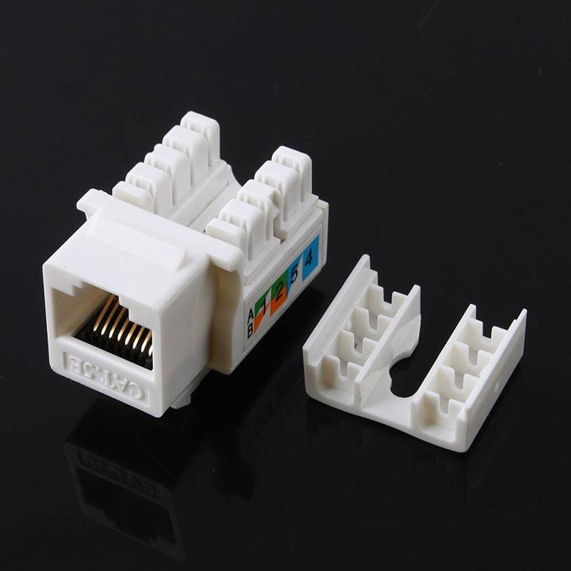 1PCS Cat5E 110 Punch Down Keystone Jack RJ45 CAT5 Network #53046