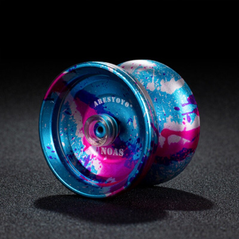 Aresyoyo Noas Magicyoyo Long Sleep Unresponsive Metal Yo-yo Alloy Competition Yoyo Children&#39;s Classic Toys: Camo Blue