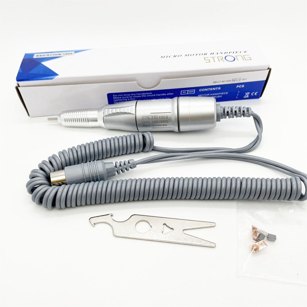 35000RPM 65W STRONG 102 120II handle For Strong 210 90 204 207B Marathon Control Box Electric Manicure machine nail drill