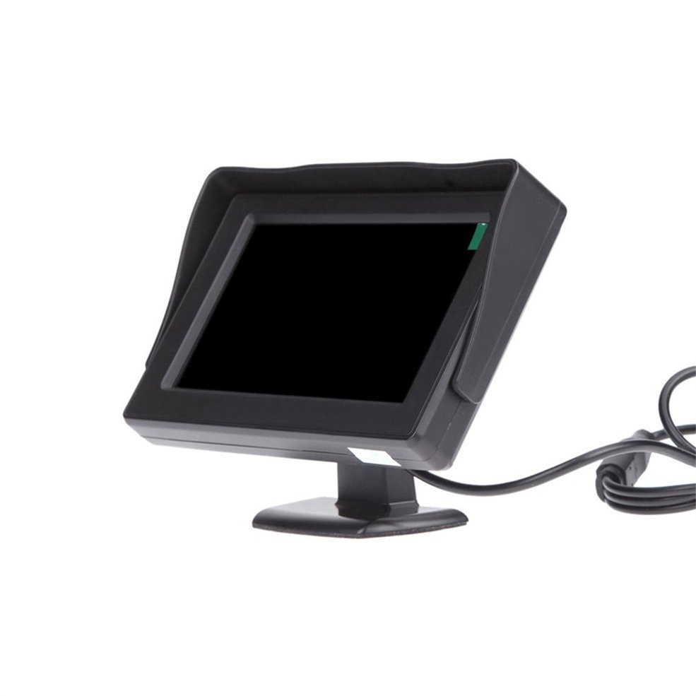 4.3 "TFT LCD Car Monitor Reverse Rearview Kleuren Camera DVD VCR CCTV Auto Parking Assistance Backup Reverse Camera Auto -styling