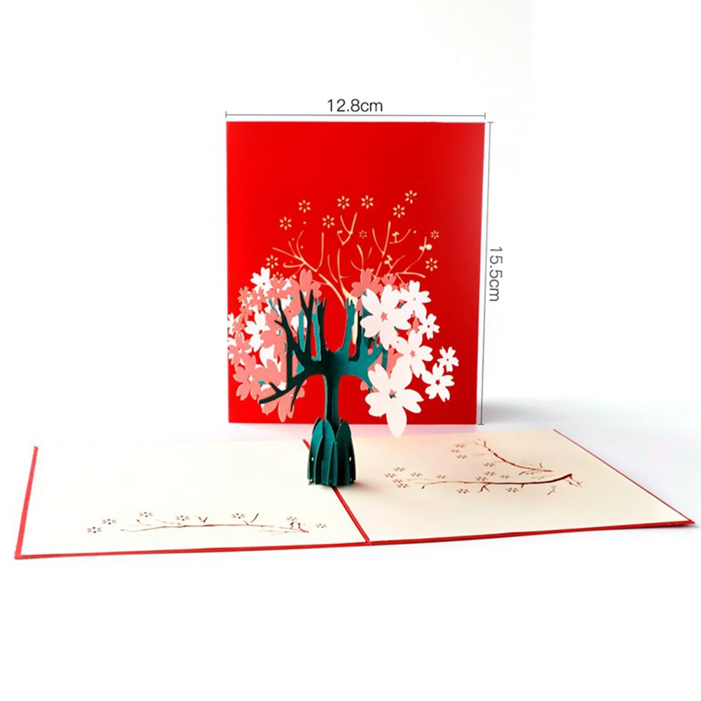 Mother's Day Greeting Invitation Cards UP Beautiful Home Cut Rose Flower Card 3D Decorating Happy Birthday: H