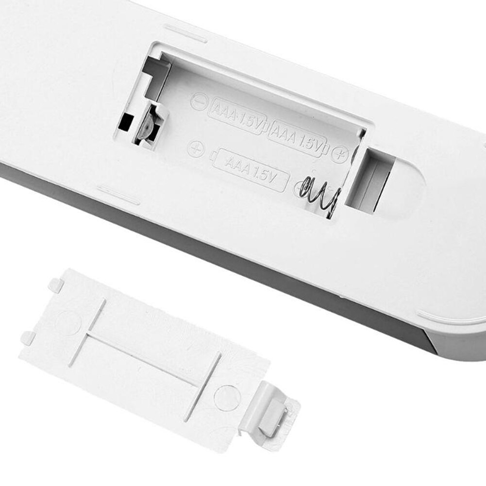 Table Desk LED Screen Mirror Digital Time Temperature Display Snooze Alarm Clock