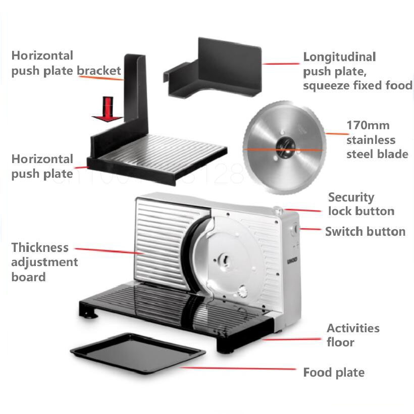 Cortadora de carne semiautomática máquina trituradora de carne