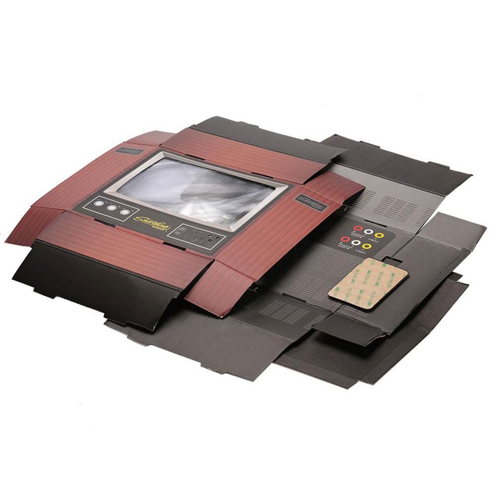 Phone Video Screen Magnifier Retro Small TV Magnifying Tools DIY Fold Magnifiers Desktop Universal Phone Film Amplifier