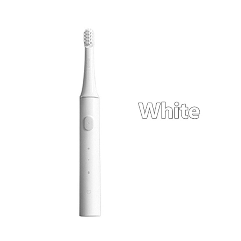 Xiaomi Mijia T100 Sonic Electric Toothbrush High Frequency Vibration Waterproof Two Gear Mode USB Rechargeable Toothbrush: White