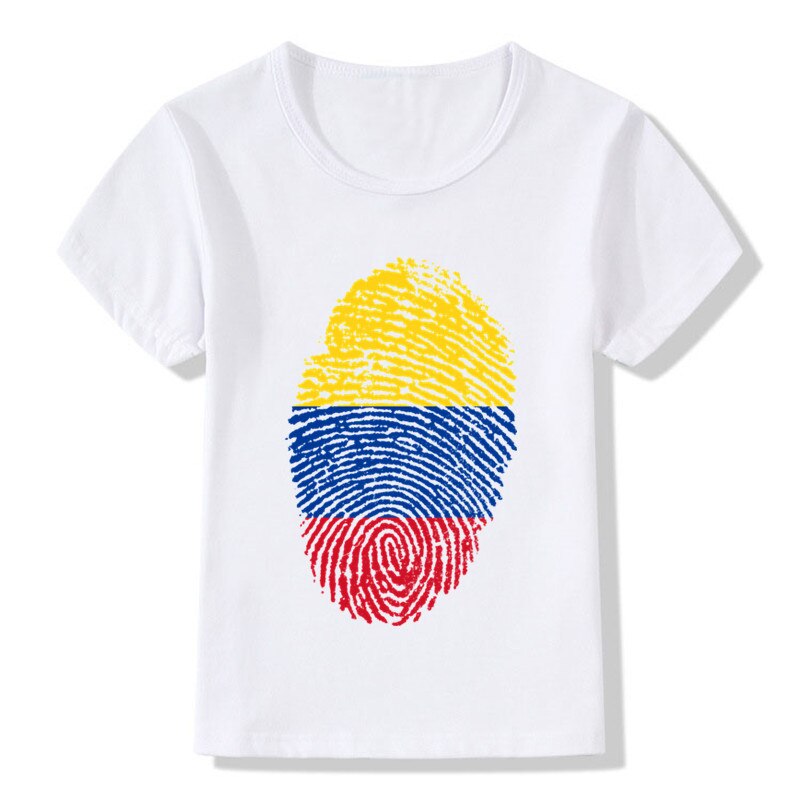 Kinderen Colombia Colombiaanse Print T-shirt Kinderen Zomer Tops Meisjes Jongens Casual T Shirt Baby Kleding, Ooo595