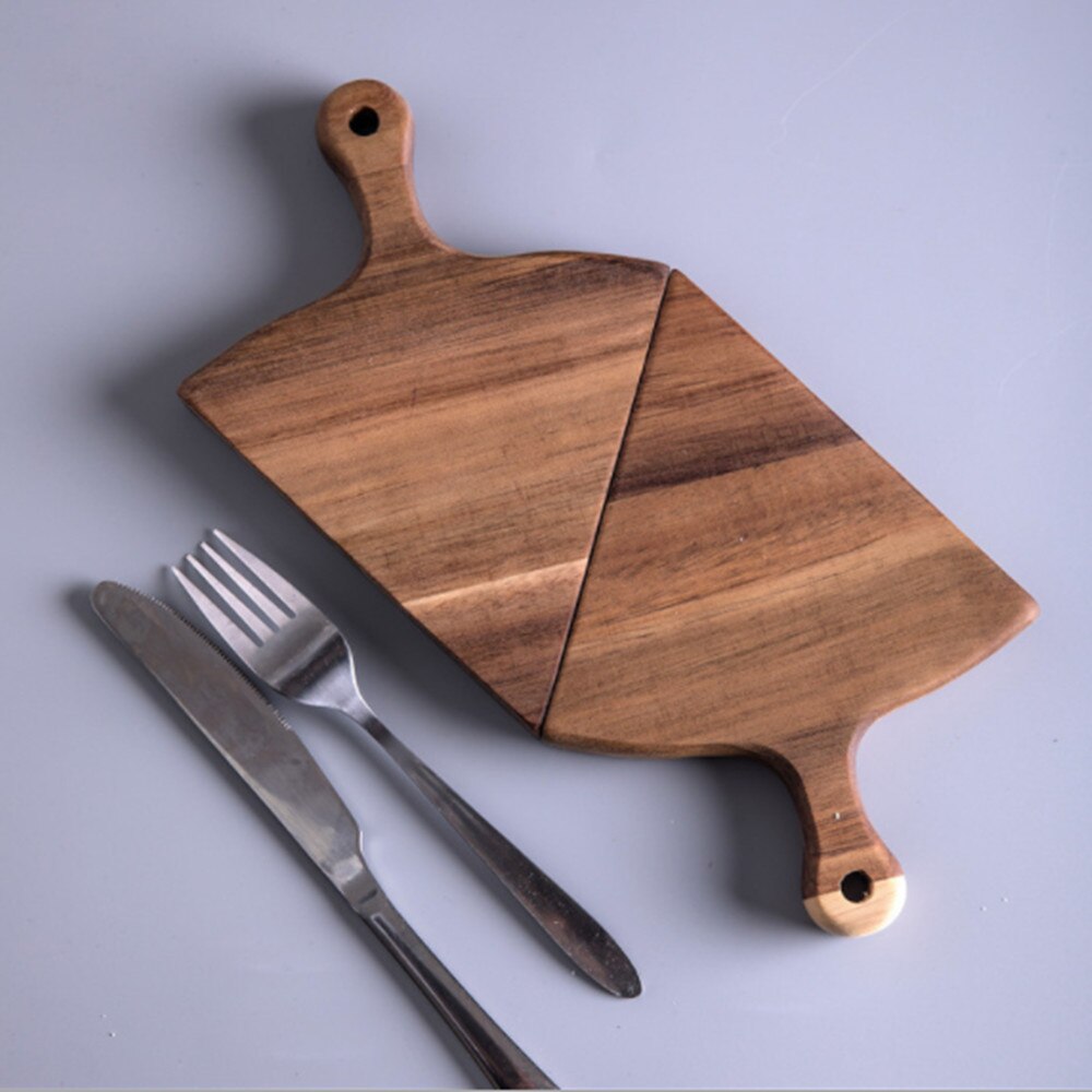 42x42x1.5cm Wood Pizza Tray Irregular Special-shaped Sub-pack Western Dish Tableware Pizza Tray Steak Tray