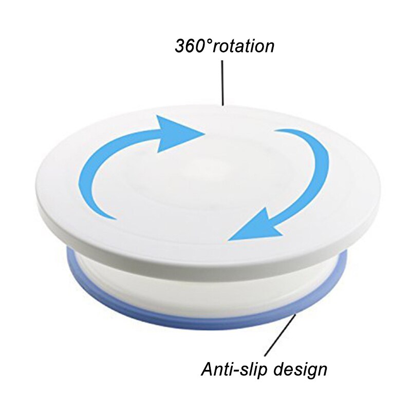 Rotating Cake Turntable Smoothly Revolving Cake Stand Spinner Baking Tools Accessories Supplies for Cake presentoir a gateau