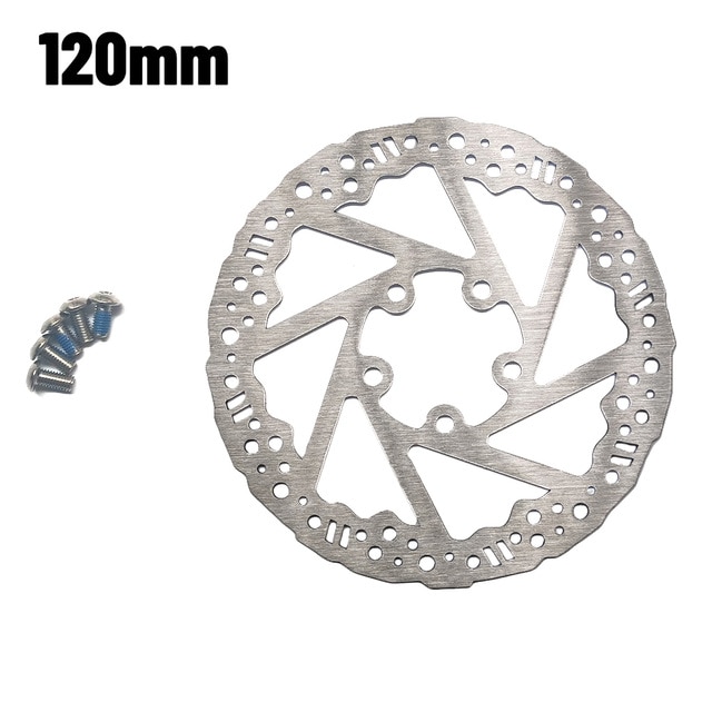 120mm 135mm Electric Scooter Brake Disc Rotor Pad Replacement Parts for Xiaomi Mijia M365 PRO Disk Brake Disc Rotors: Silver 120mm