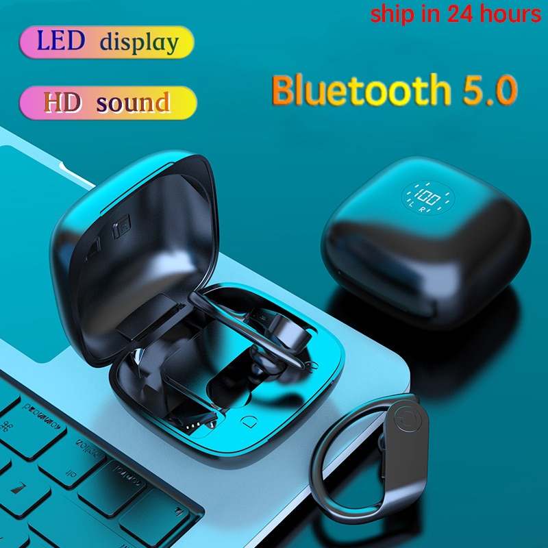 Nouveauté Bluetooth écouteurs sans fil casque LED TWS écouteurs Sport casque bruit annuler étanche écouteur casque