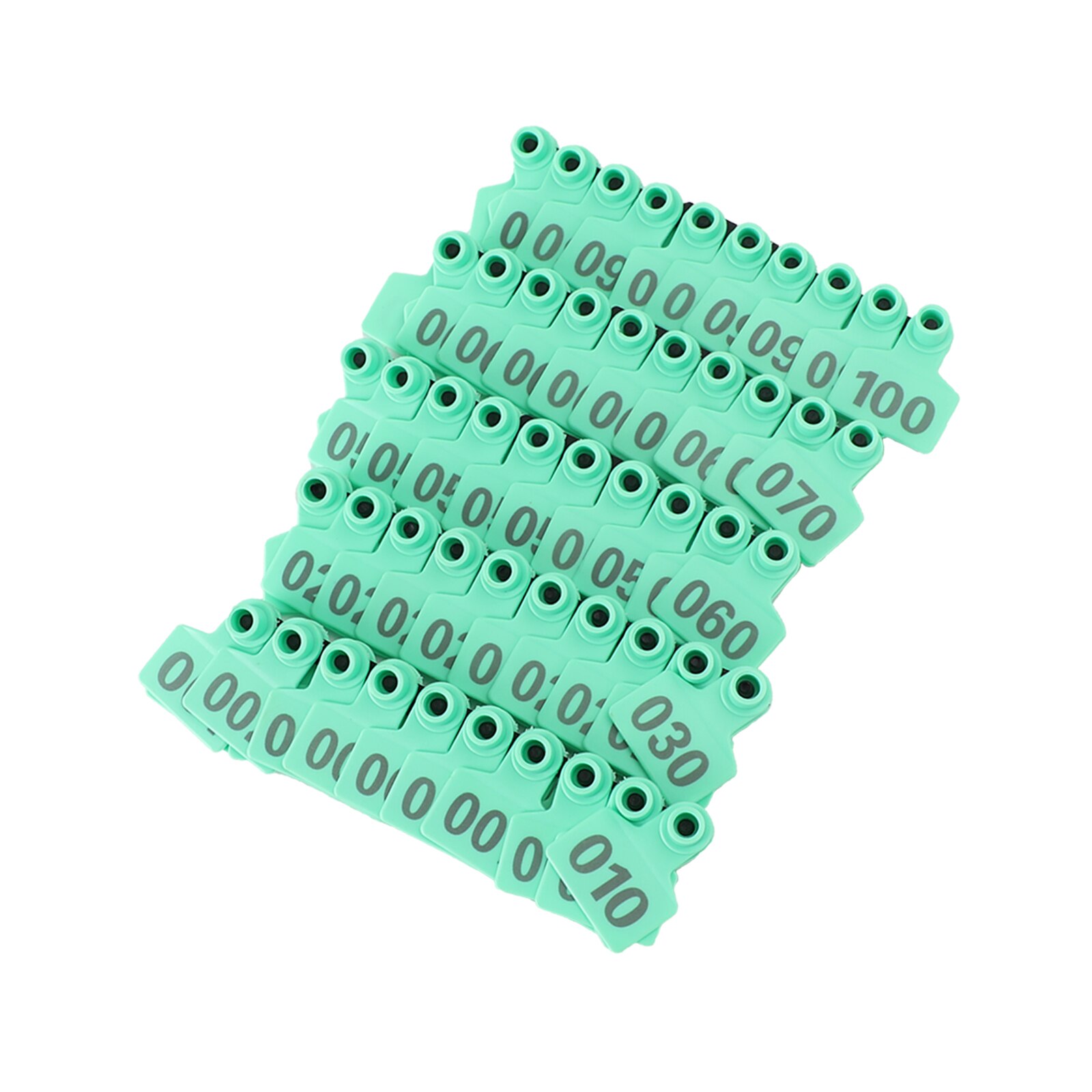 Artudatech 001-100 Number Animal Livestock Ear Tag Cattle Cow Pig Label + Applicator Plier