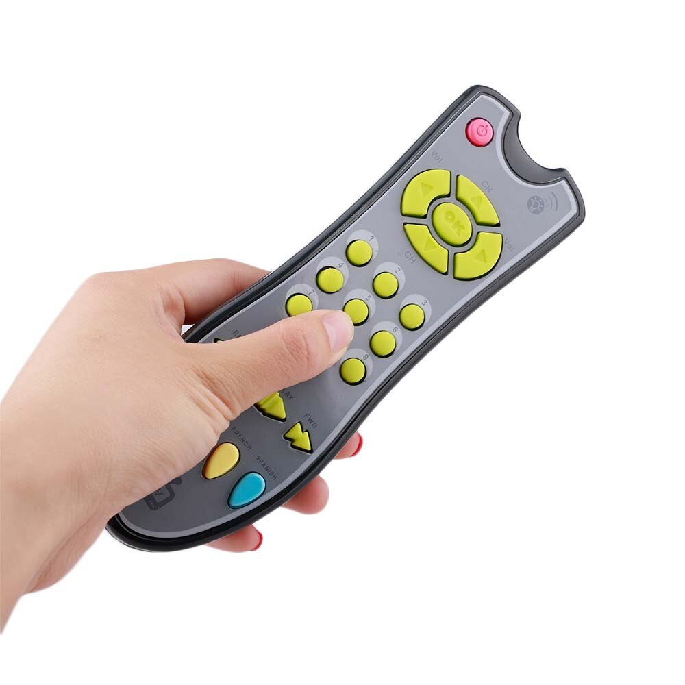 Electric Music TV Remote Control Toy Early Educational Toys 3 languages Numbers Remote Learning Machine Baby Toys