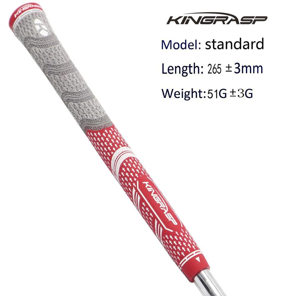 KINGRASP Unisex Golf grips Rubber Golf driver Grips Color mixin 13pcs/lot Golf wood grips: red Standard