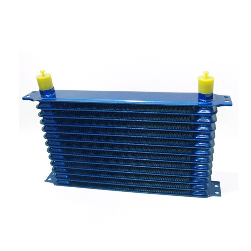 13 Rijen Blauwe Olie Cooling Radiator Blauw Oliekoeler Auto Oliekoeler Gemodificeerde Olie Cooling