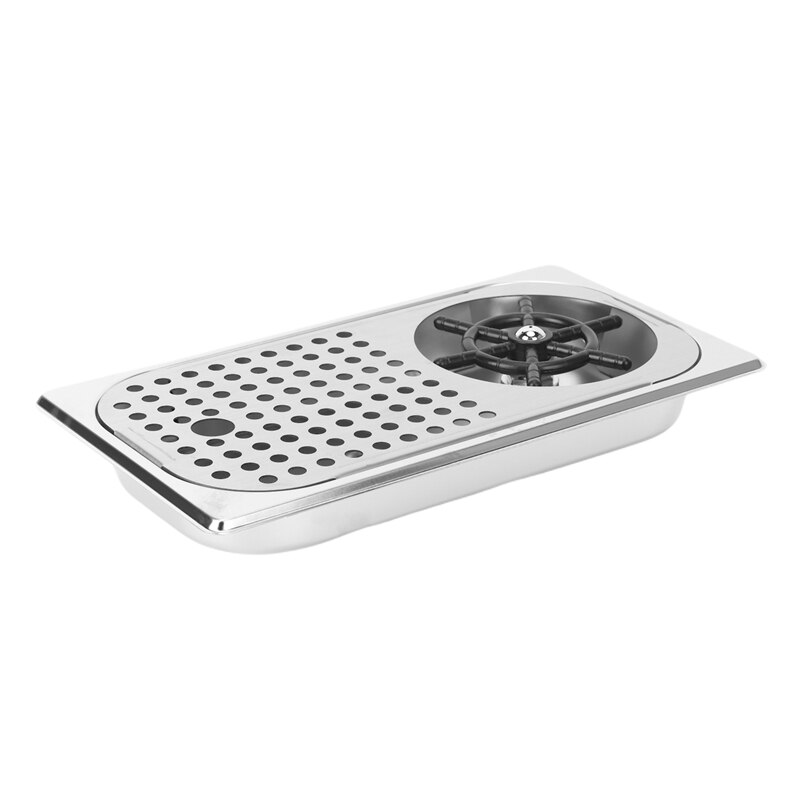 Glas Rinser Diameter 201 Rvs Rinser Voor Bier Melk Thee Cup Washer Cleaner Glas Rinser Voor Hotel Bar: Default Title