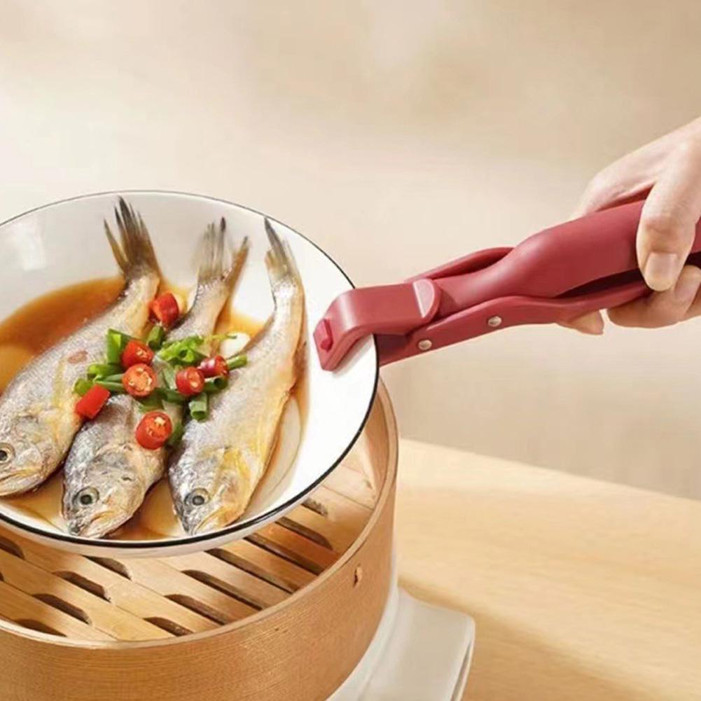 clip porta ciotola piastra antiscottatura multifunzionale ciotola portapiatti clip casa cucina silicone accessori antiscivolo strumento