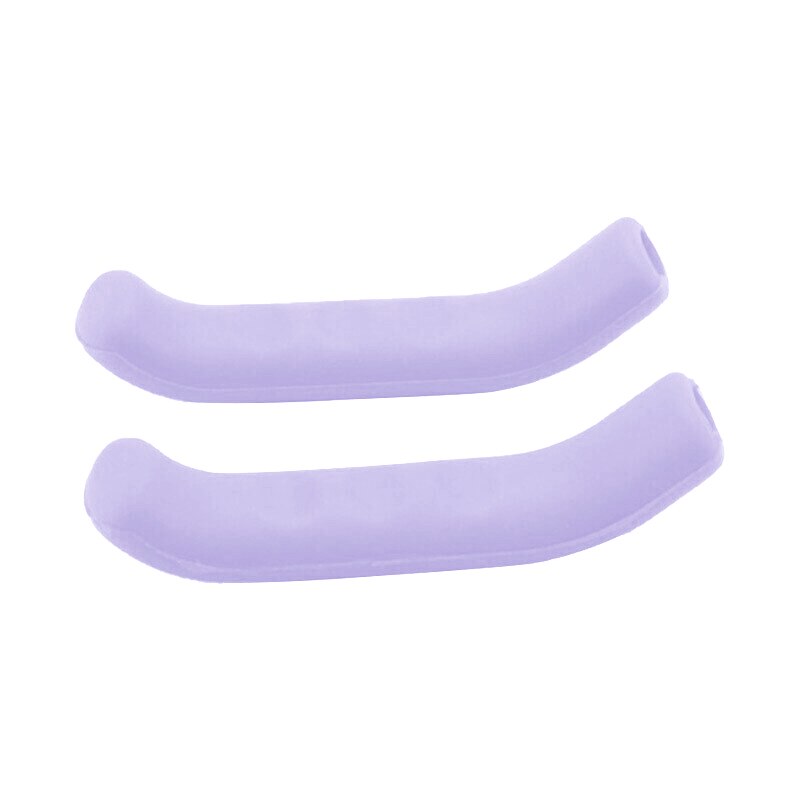 1 Paar Silicone Fiets Lever Grips Protectors Anti-Slip Fiets Remhendel Handvat Mouw Mtb Bike Fietsen Siliconen Rem cover Mc: Paars