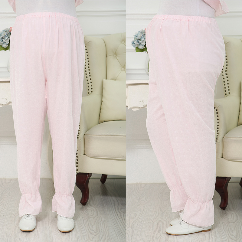 Pregnant mother breastfeeding pajamas 3XL-6XL Large size comfortable maternity clothes Pink blue yellow thin section