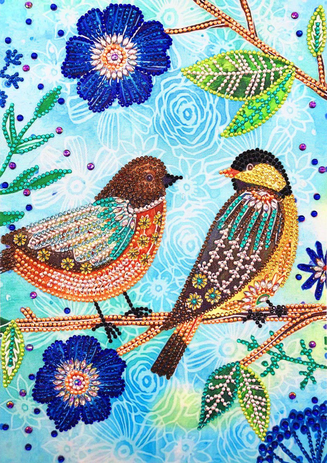 AZQSD spécial forme diamant peinture mosaïque animaux broderies diamant broderie hibou artisanat 24x34cm: R8296