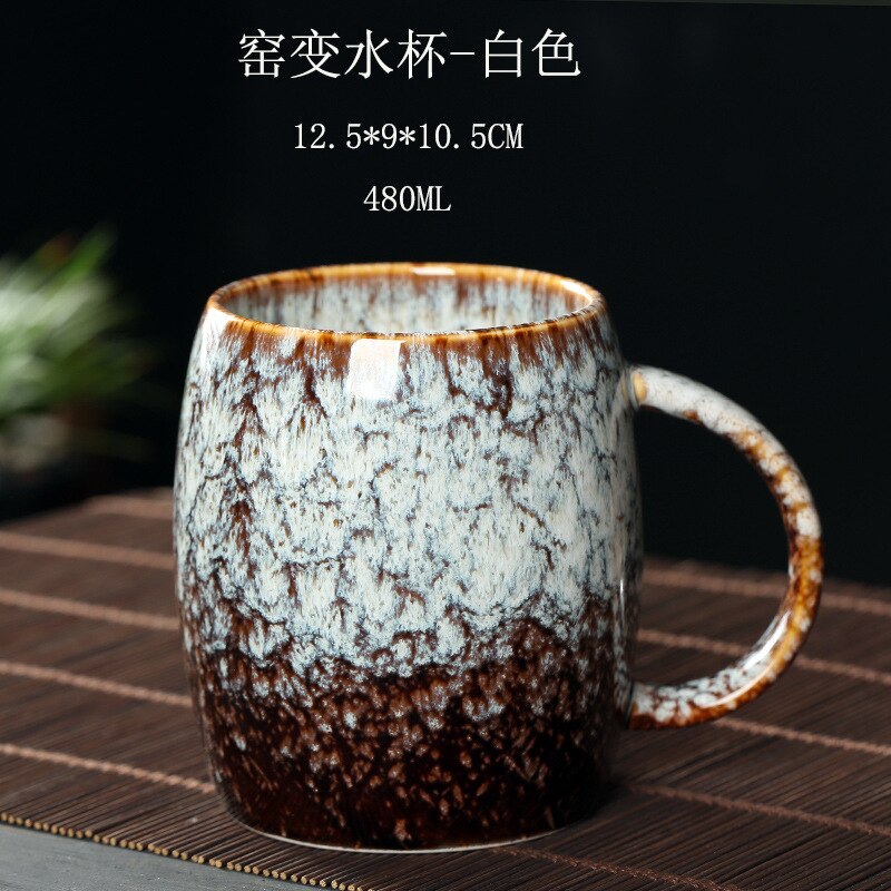 Keramiske 480ml kaffekrus tazas de ceramica creativas kaffekop te kop rejsekrus krus lærer påskønnelse  i077: 5