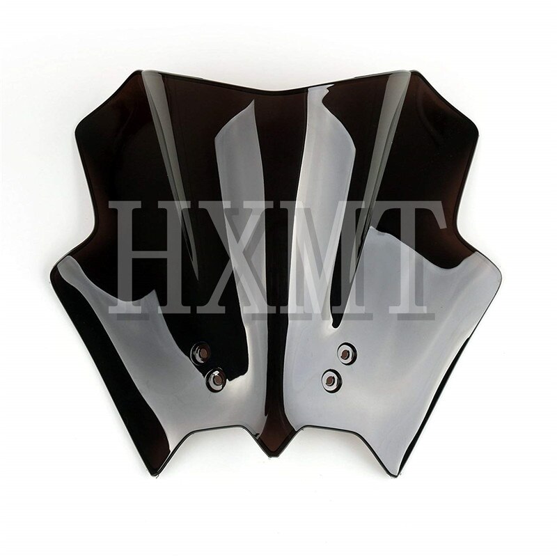 For KTM DUKE 125 200 390 Black KTM390 KTM200 KM125 Motorcycle Windshield WindScreen Double Bubble: black