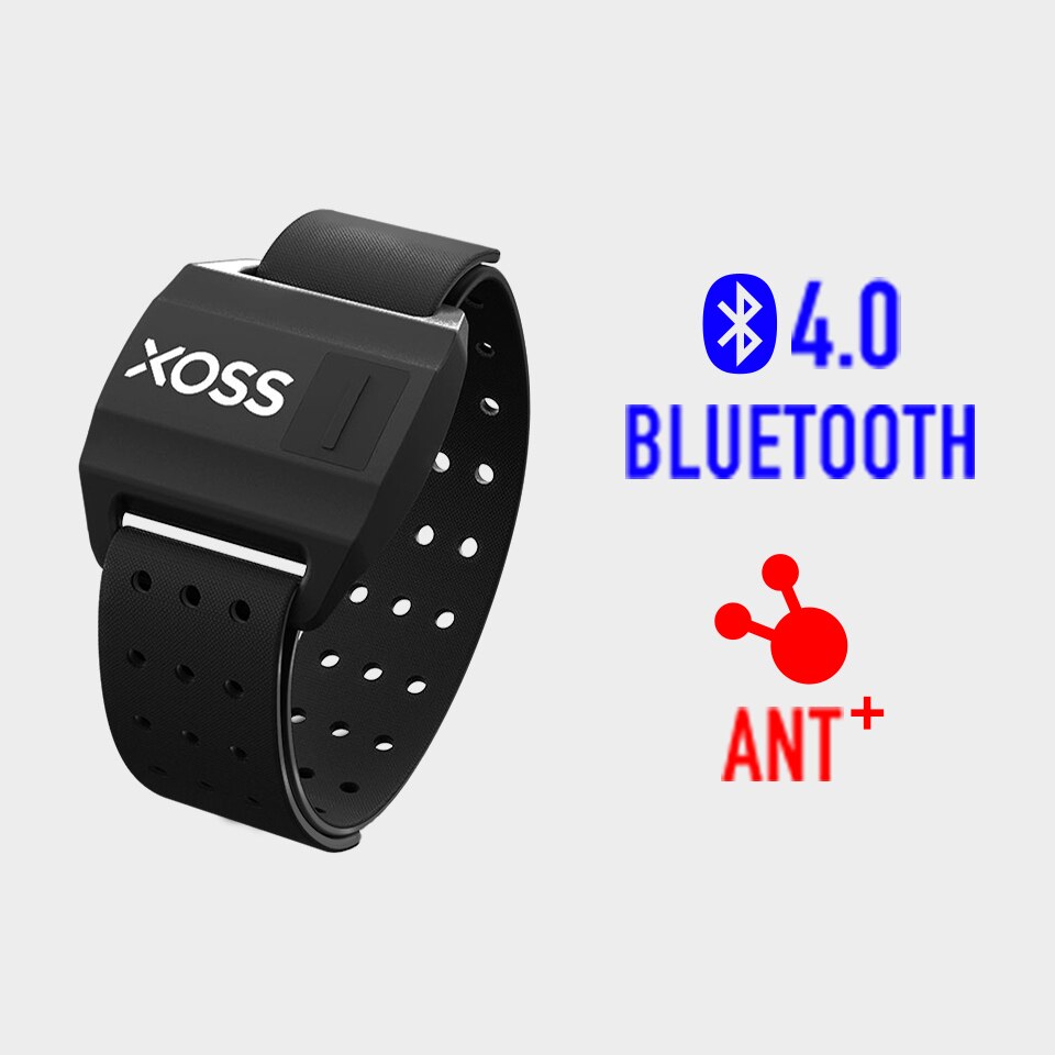 Xoss gps fietscomputer draadloos fiets snelheidsmeter racefiets mtb waterdicht bluetooth ant+ fietscomputer g plus computer: Arm hartsensor