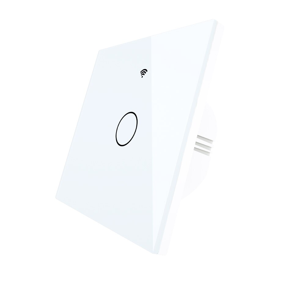 Wifi smart lyskontakt  rf433 no neutral ledning enkelt brand smart life tuya app kontrol fungerer med alexa google home 220v eu: 1 bande