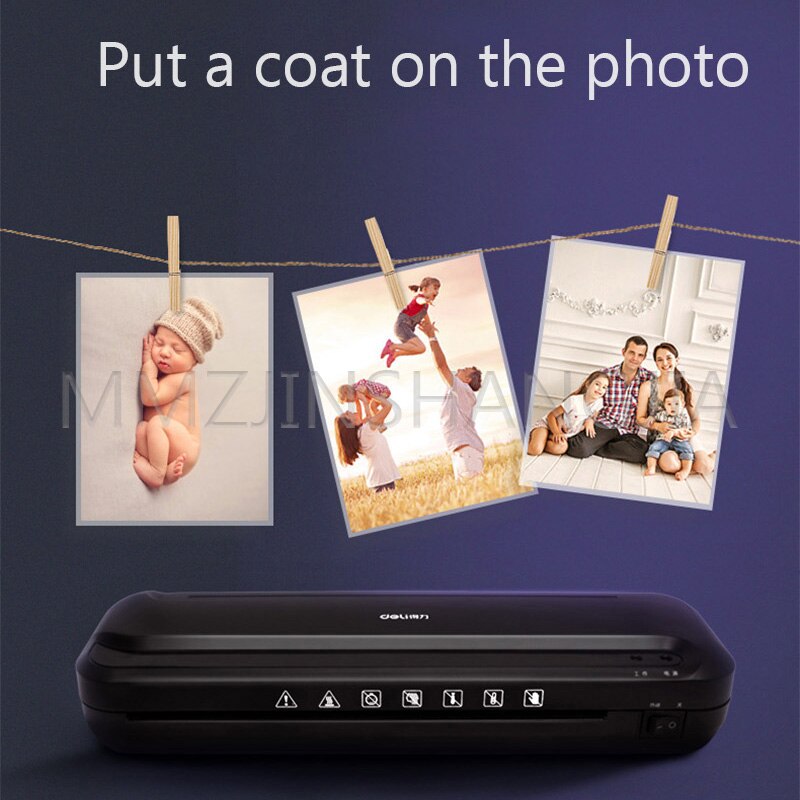Household Low Noise Laminating Machine Office A4 Photo Laminating Machine Plastic Tool Plastic
