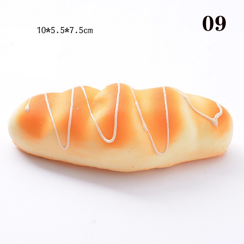 Cake Squishy colorful Hanamaki Bread Squishies Toy Squeeze Squishi Toy Squishie Slow Rising Stress Relief Toys For Childrens: 09