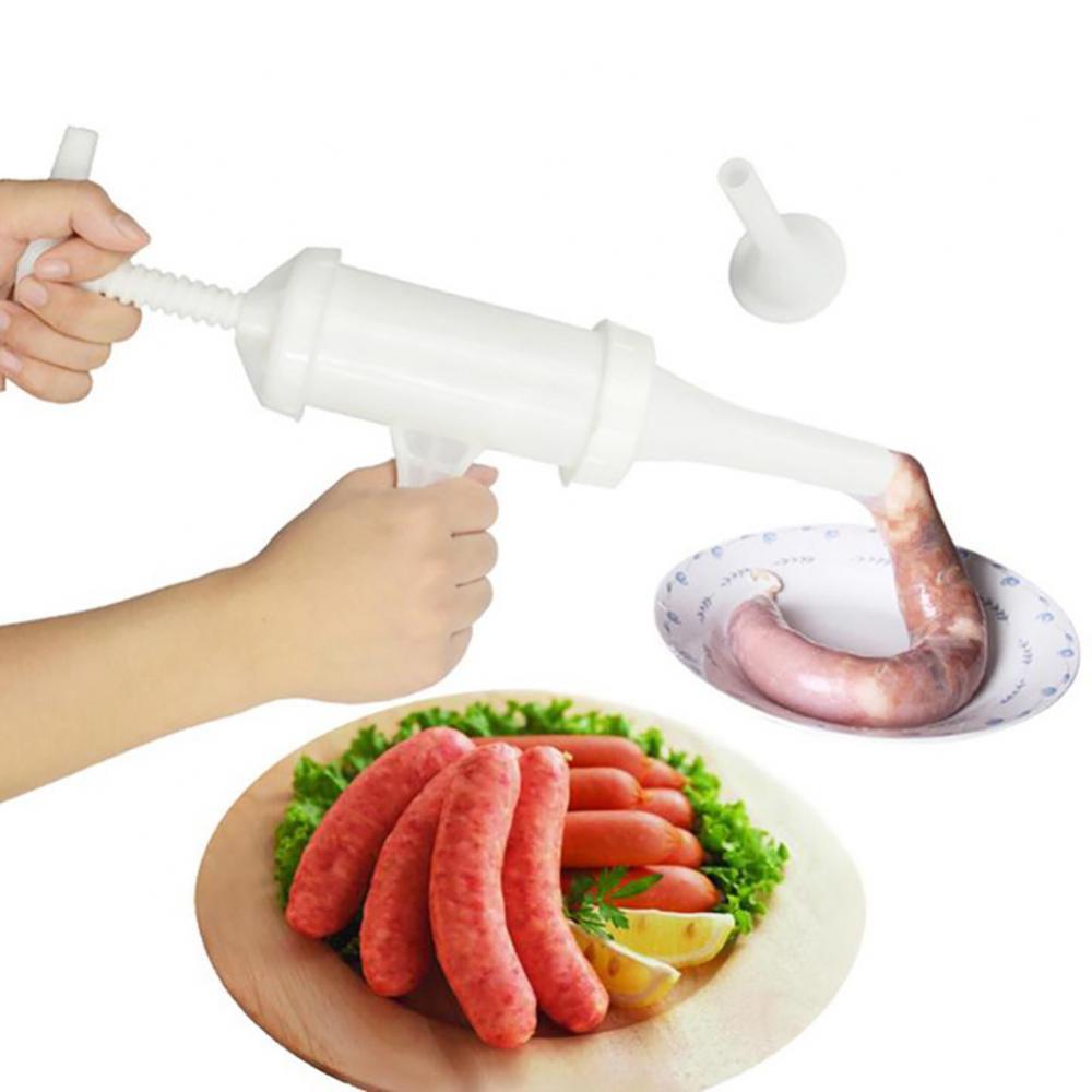 Household Sausage Stuffer Filling Pork Mutton Intestines Maker Push Out Sausage Syringes Sugar Meat Filler for Winter Festiv