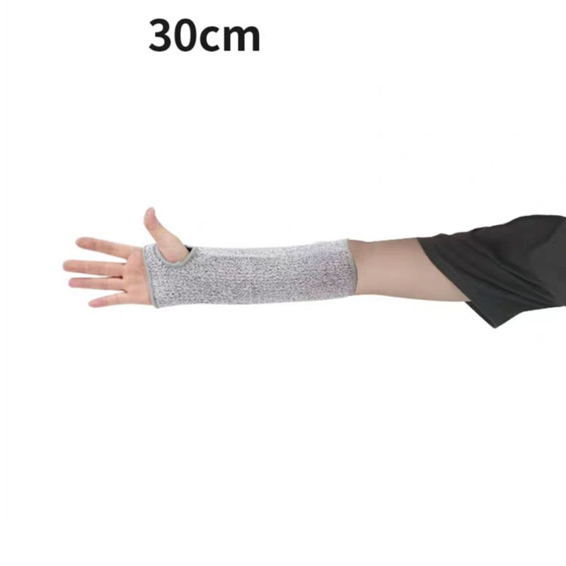 1Pc Level 5 HPPE Cut Resistant Anti-Puncture Work Protection Arm Sleeve Cover Cut-resistant Arm Sleeve ED: PURPLE