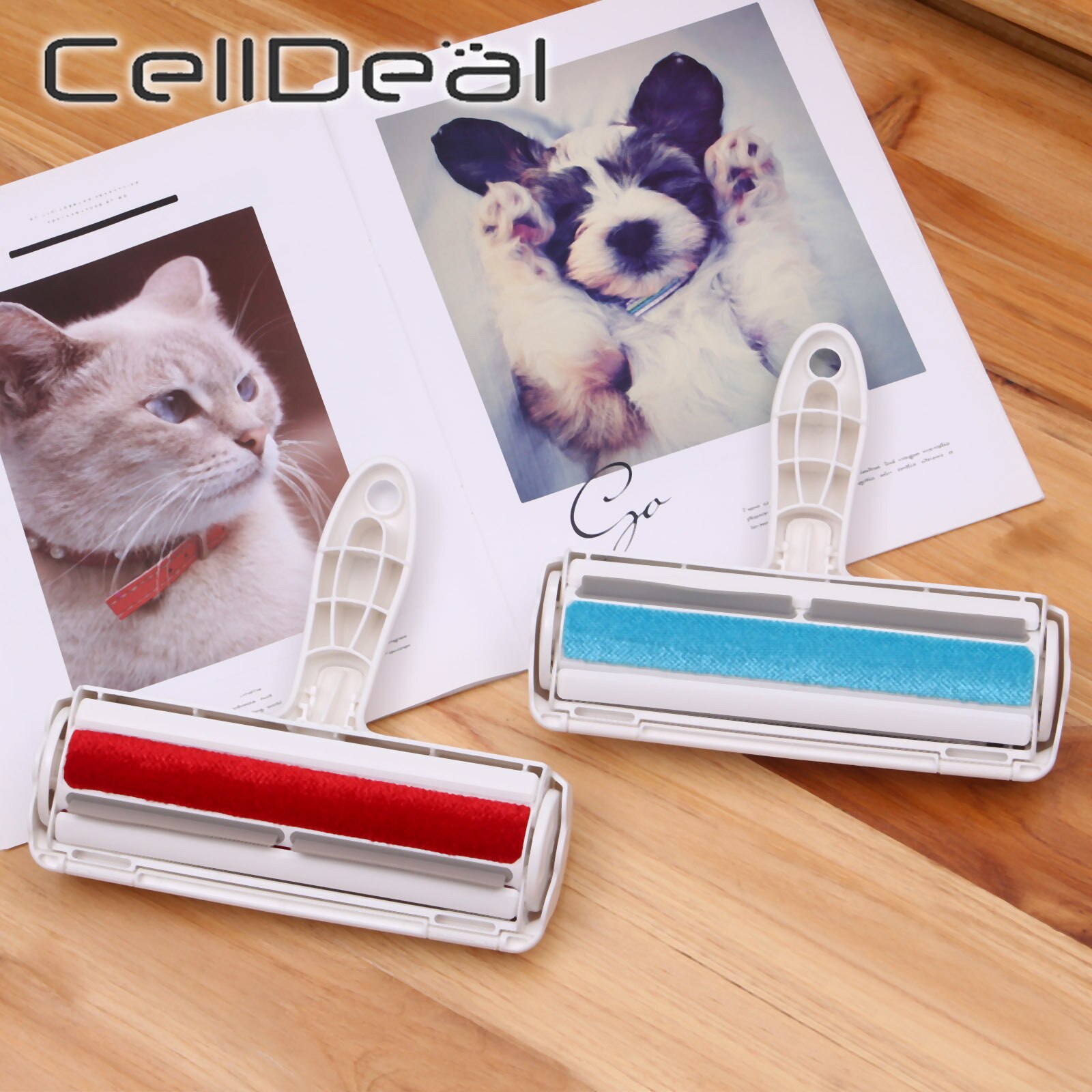 Herbruikbare Hond Kat Haar Borstel Huisdier Haar Remover Roller Meubelen Tapijten Kleding Self-Reiniging Pluisjes Verwijderen Tapijten