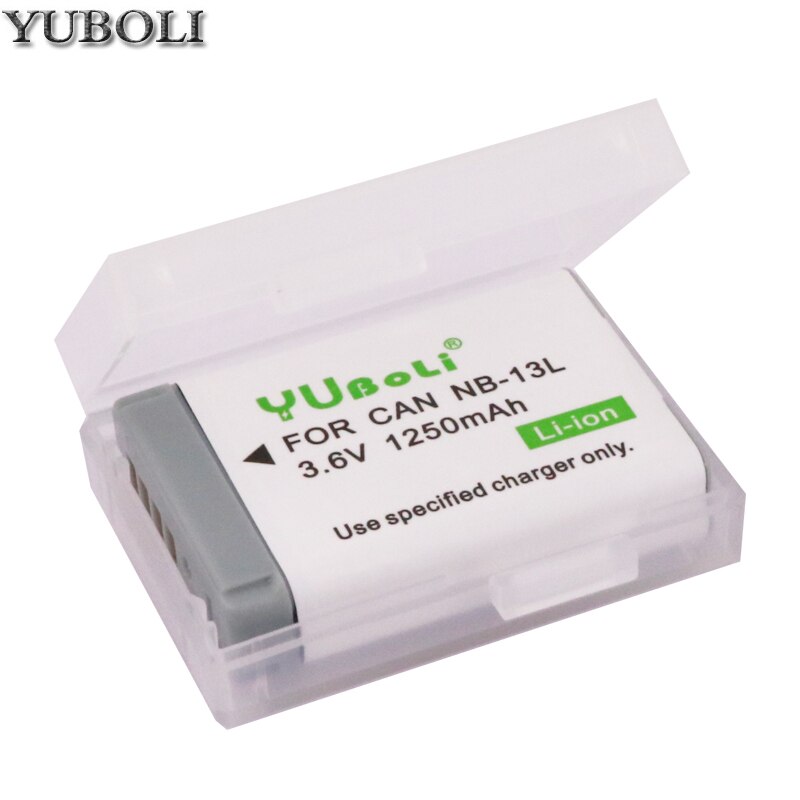 Batterie nb -13l nb 13l nb13l + chargeur lcd double usb pour canon powershot  g5x g7x g9x g7 x mark ii  g9 x,sx620 sx720 sx730 hs: 1 batterie