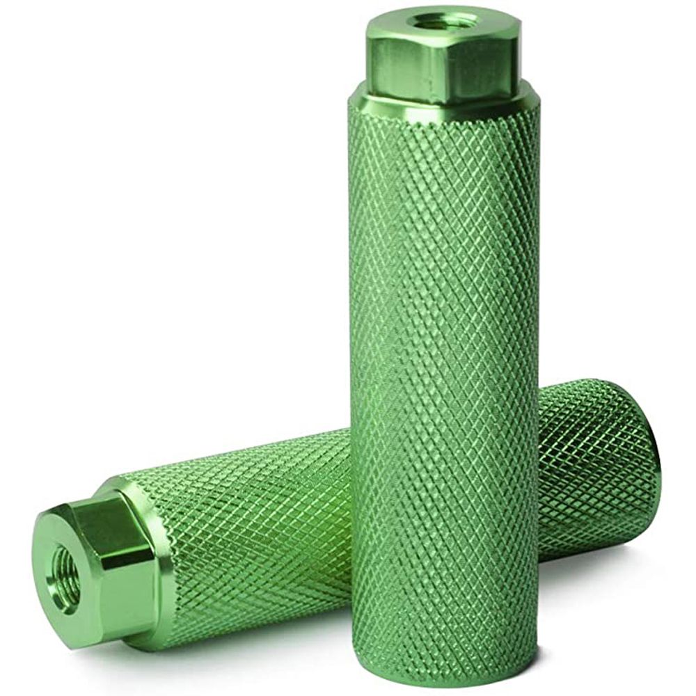 Tilbehør 3/8 tommer aksler stunt pegs bagpå cykling bmx pegs cykelledning fodcykel fodpinde cykelpinde cykelaksel pedal: Burgunder