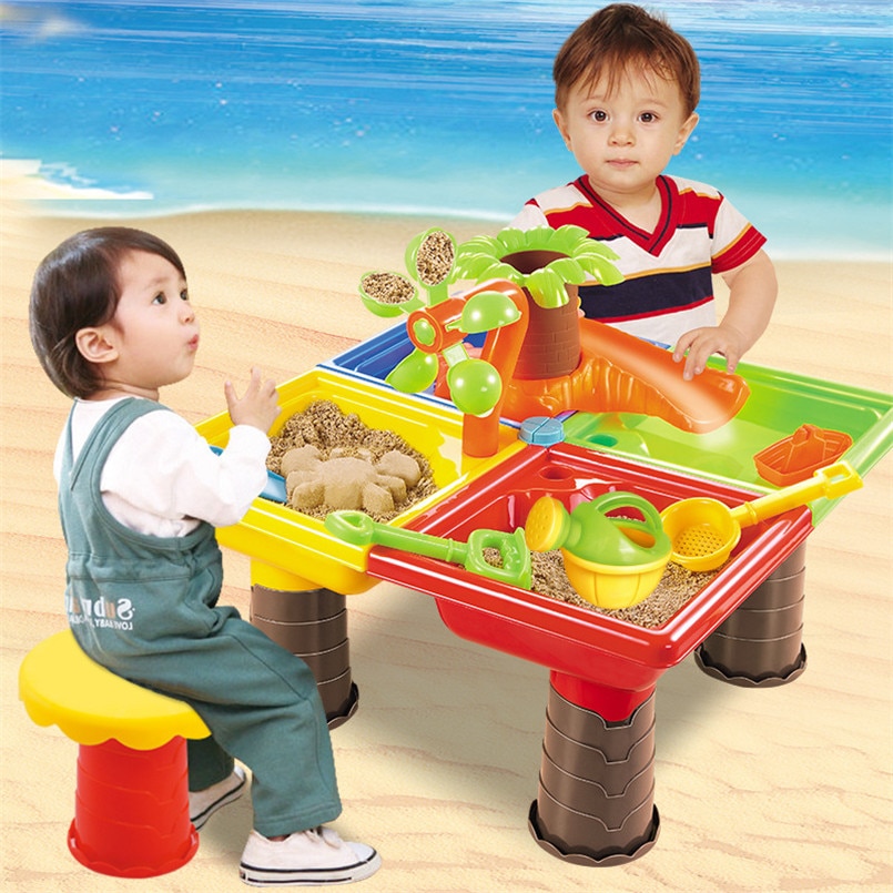 Grote Baby Play Water Baggeren Tool Zandloper Graven Pit Kinderen Zomer Emmer Outdoor Zee Strand Speelgoed Spelen Zand Tafel Set